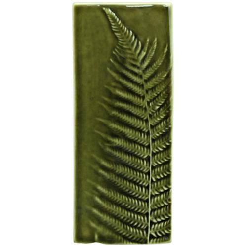 Steiner Ceramics Fern Oblong Wall Tile - Left